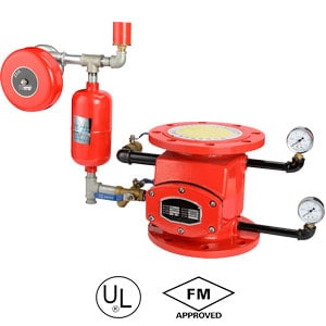 Flanged-alarm-check-valve