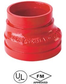 Grooved-eccentric-reducer