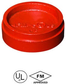 Grooved-end-cap